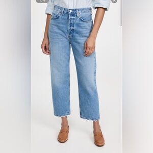 Agolde 90s Crop Mid Rise Straight Jeans